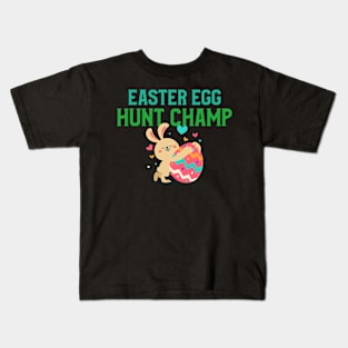 Easter Egg Hunt Champ Kids T-Shirt